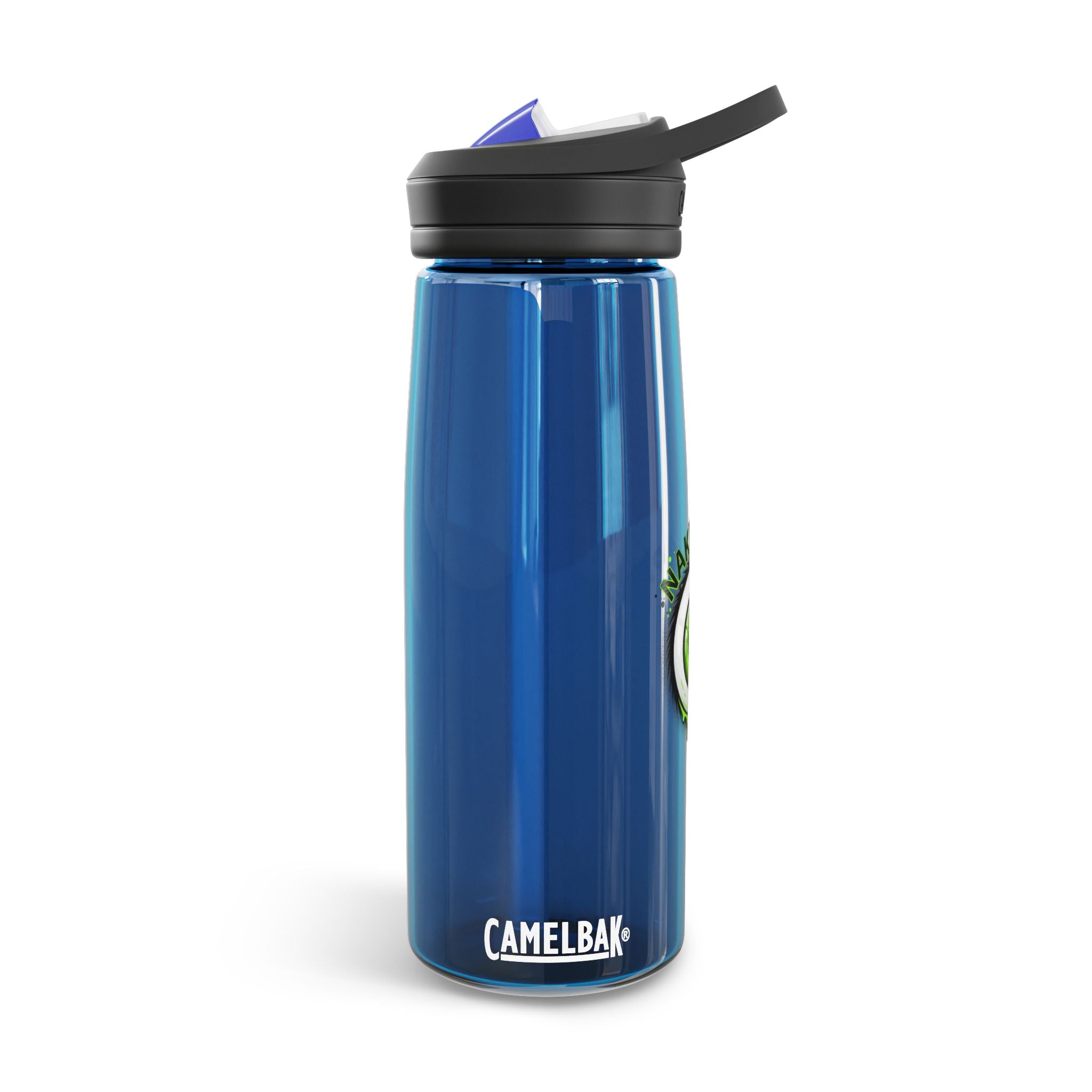 CamelBak Eddy Water Bottle — Green Eyeball 'NAKIWEAR' Design (20oz/25oz)