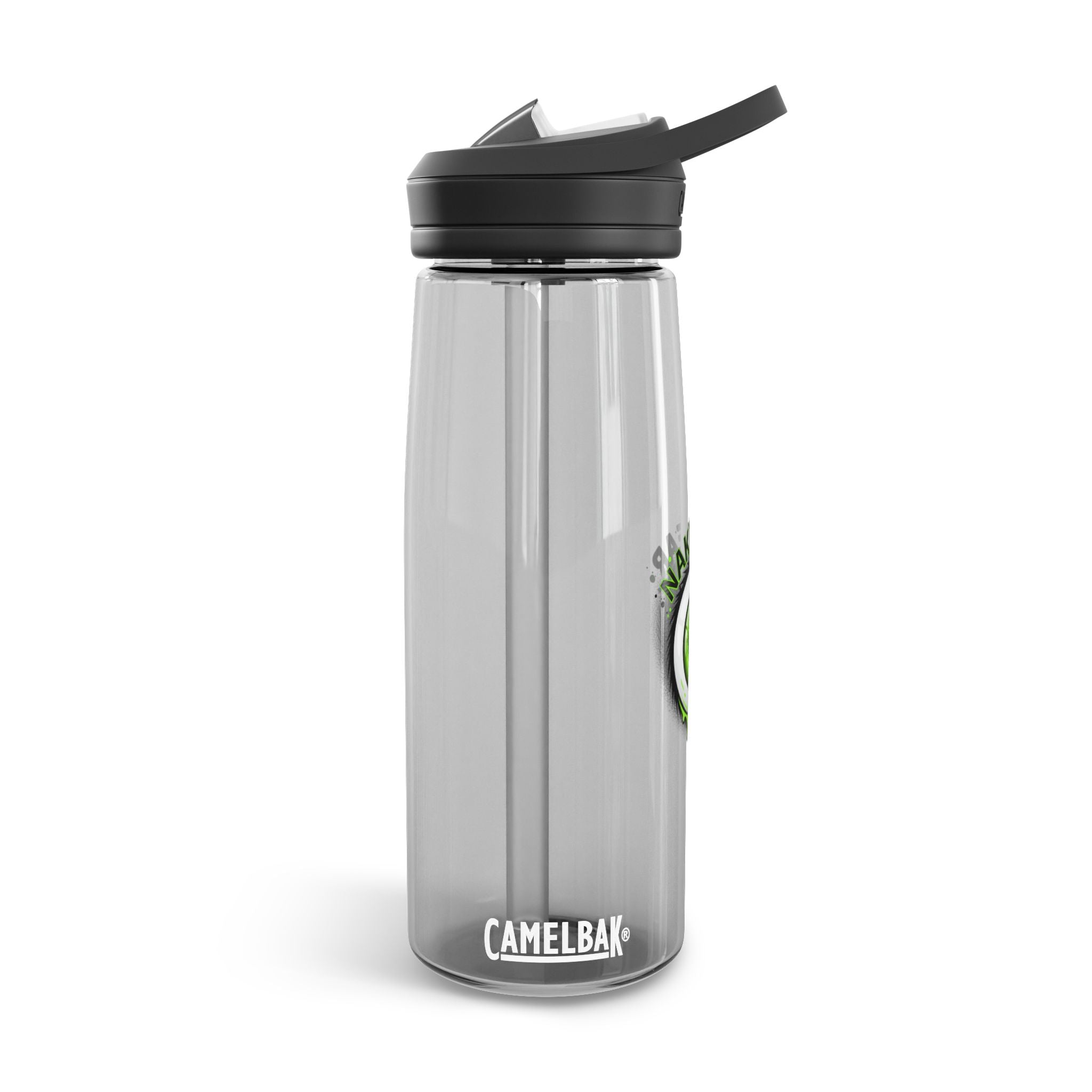 CamelBak Eddy Water Bottle — Green Eyeball 'NAKIWEAR' Design (20oz/25oz)