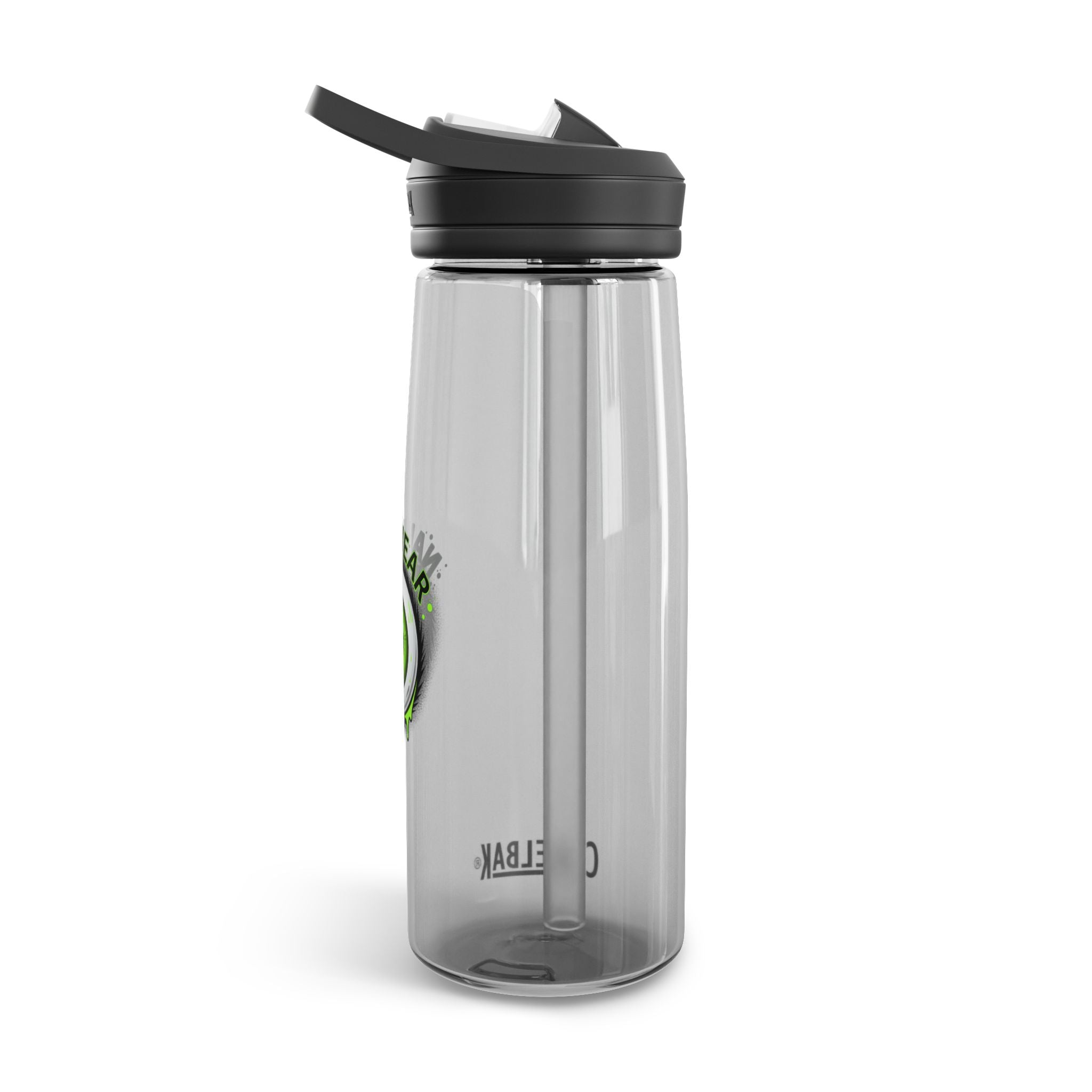 CamelBak Eddy Water Bottle — Green Eyeball 'NAKIWEAR' Design (20oz/25oz)