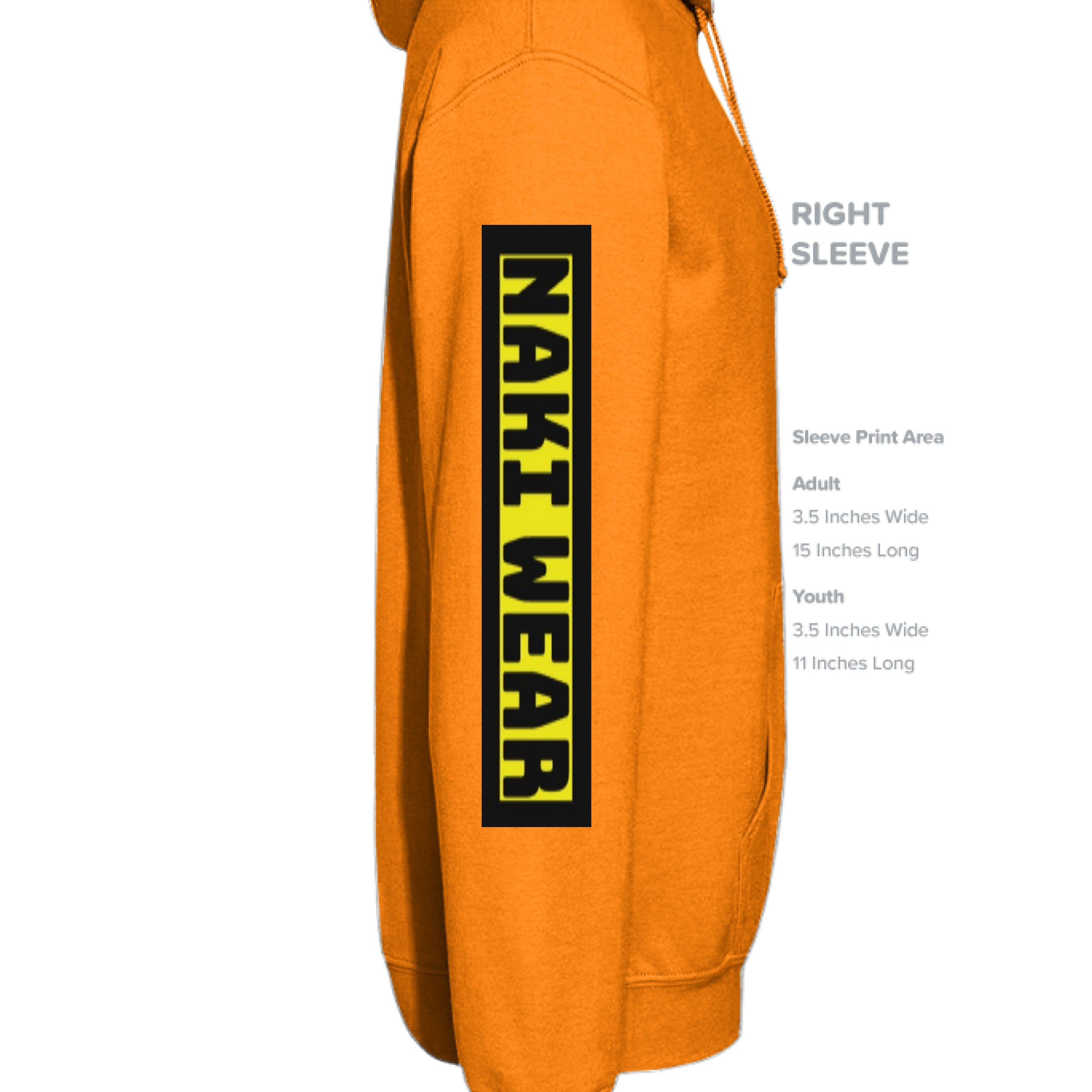 SAFETY ORANGE - SLEEVE_RIGHT