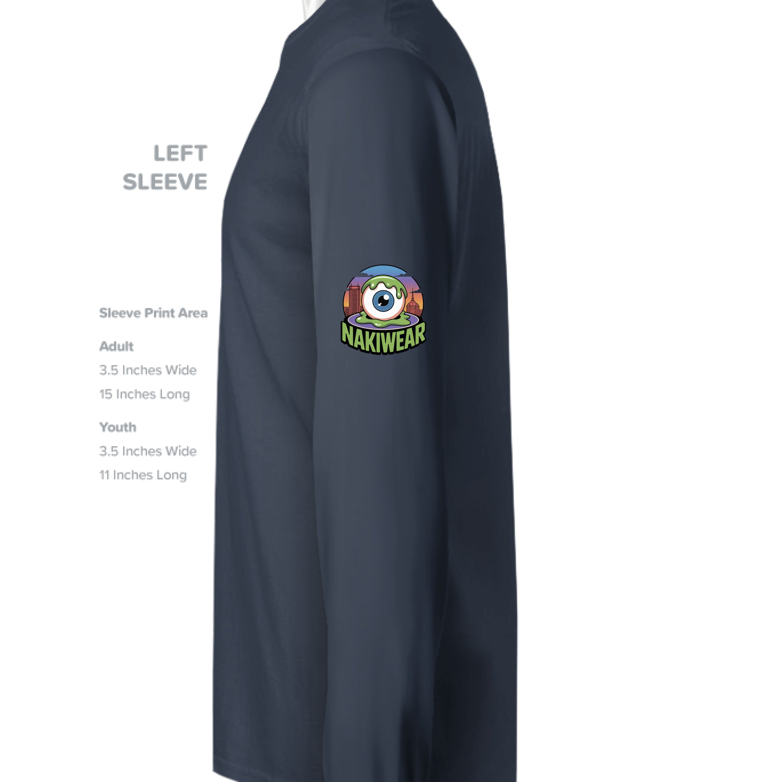 TRUE NAVY - SLEEVE_LEFT